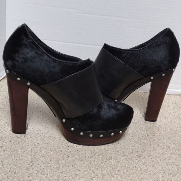 👍 Rare Vintage Y2K UGG Booties Heels Size 9 Dancer 4.5" A8 - Picture 5 of 11